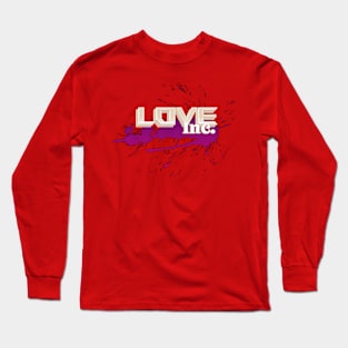 Love Inc - Cream/Purple Long Sleeve T-Shirt